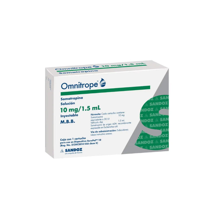 OMNITROPE 10 MG x 1 CARTUCHO