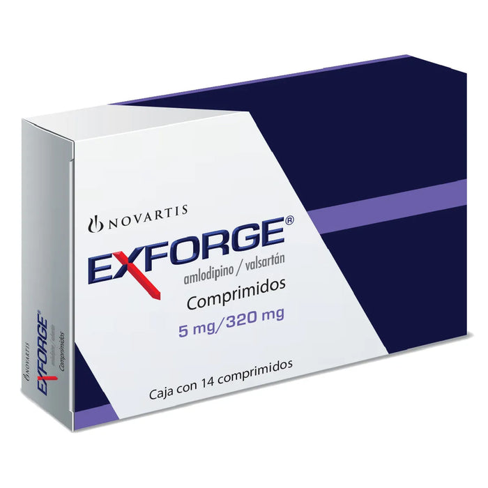 EXFORGE 5/320 MG 14 COMPRIMIDOS