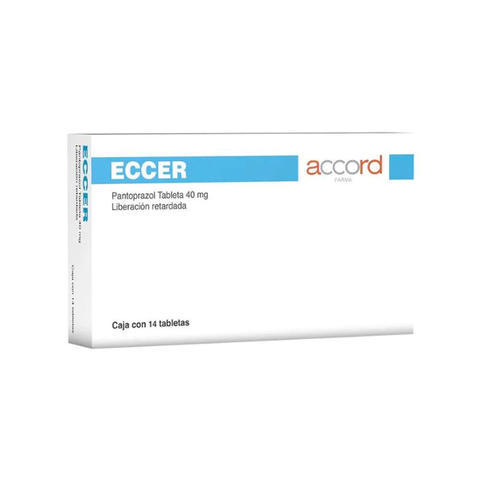 Eccer Pantoprazol 40 mg 14 tabletas