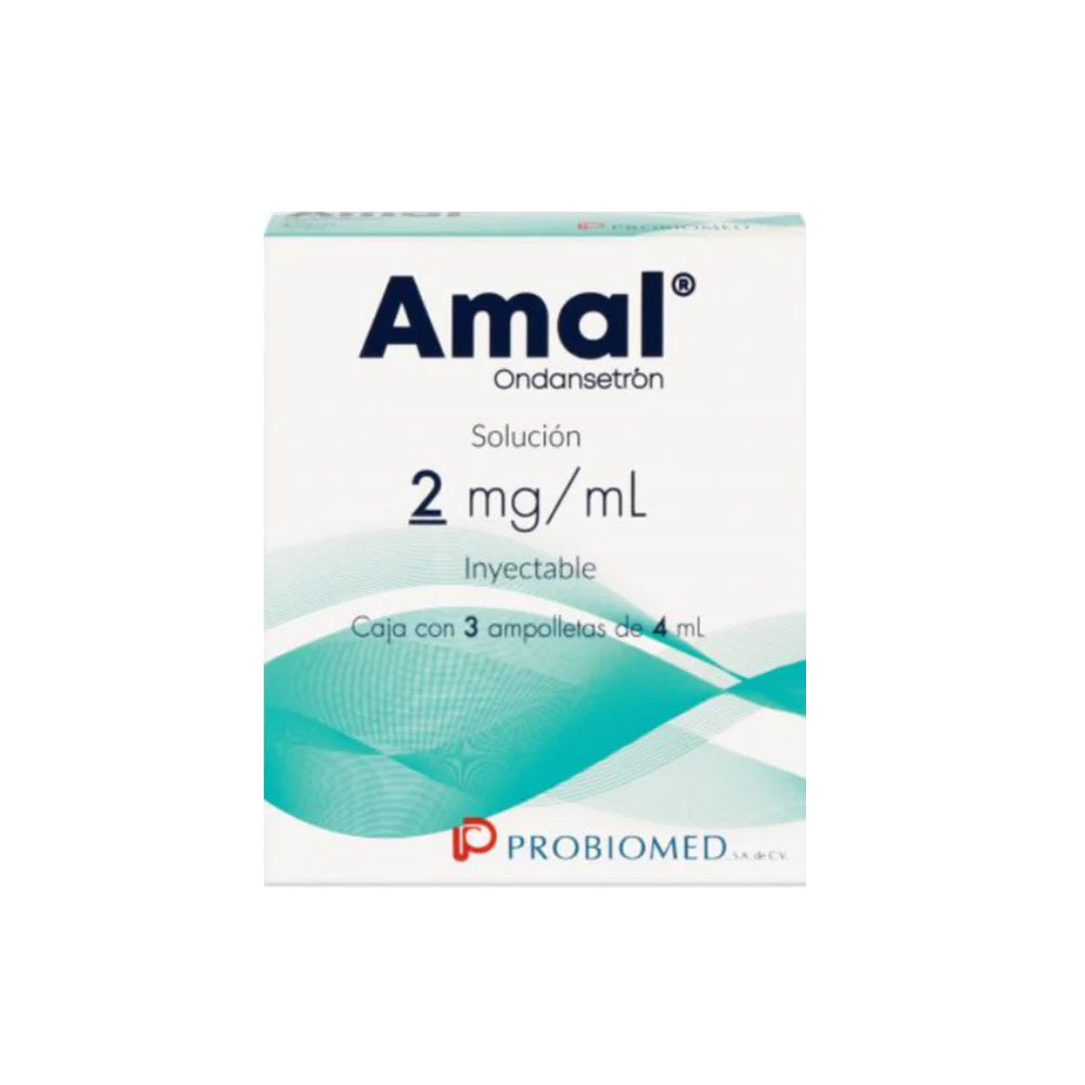 AMAL 2 MG AMP 3X4 ML - Ondansetrón | Envío a Domicilio — Farmahome