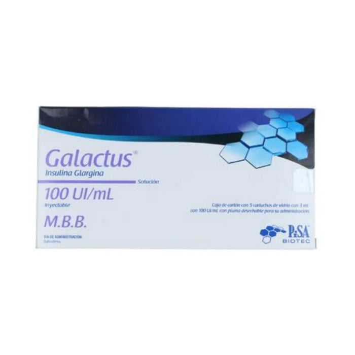 GALACTUS 100 UI/ML C/5CART DES3ML