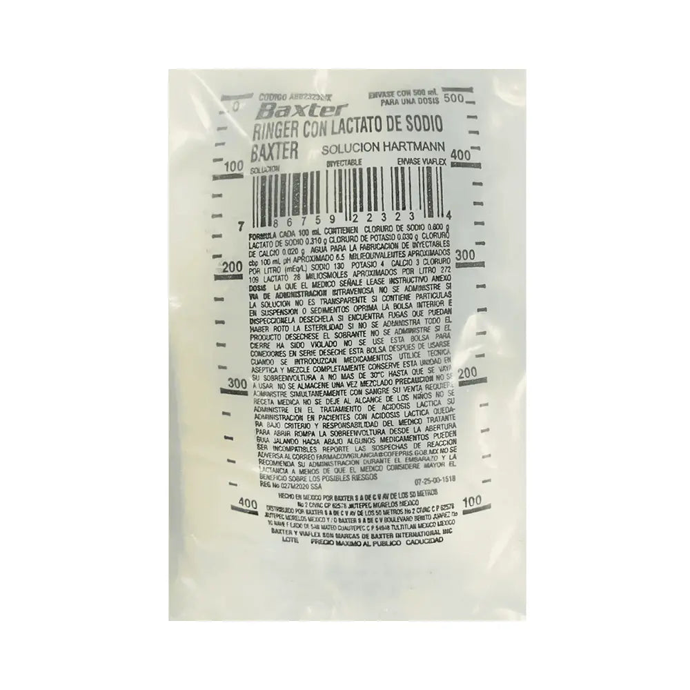 Solución Hartmann Solución de 500 ML — Farmahome